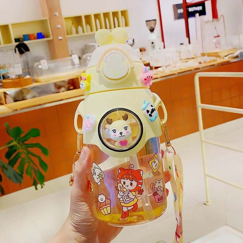 BABYDISE Kawaii Straw Bottle